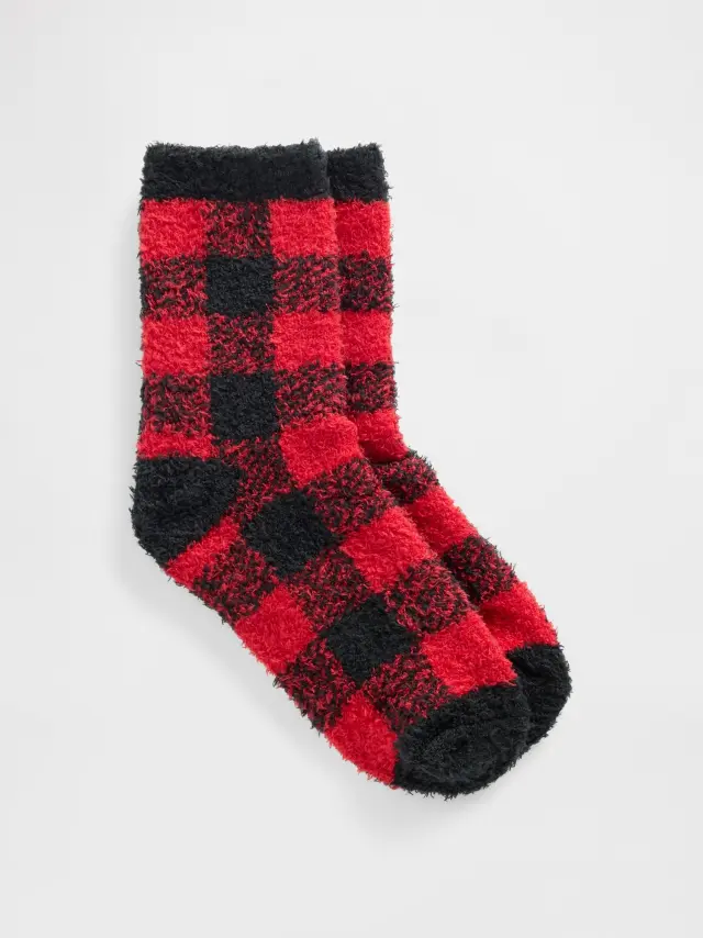 Παιδικές Cozy Κάλτσες BUFFALO CHECK - S/M