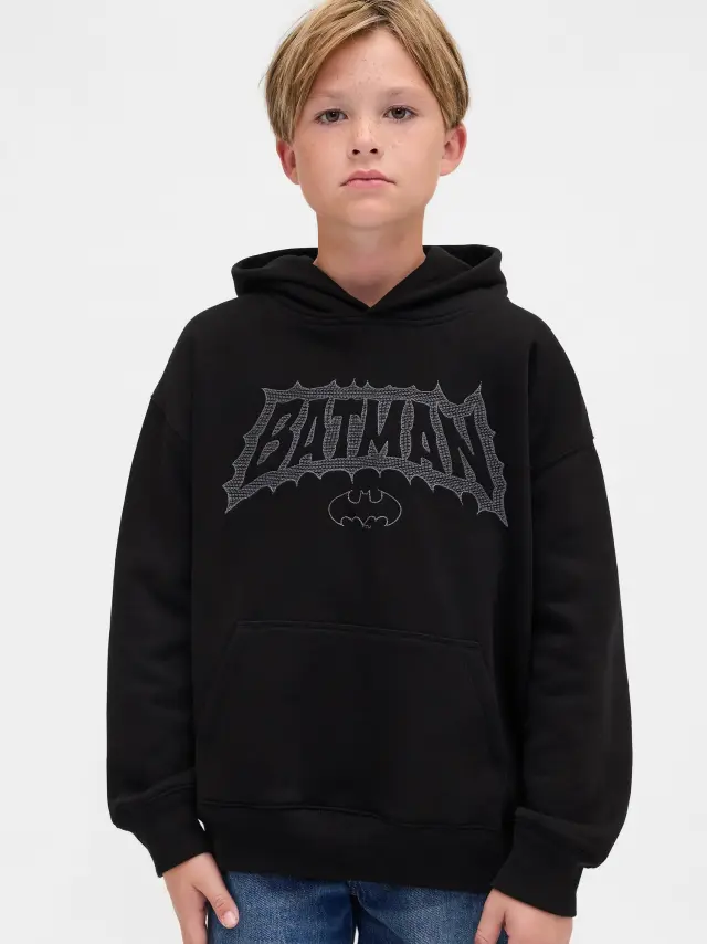 Παιδικό VintageSoft Batman Φούτερ Black