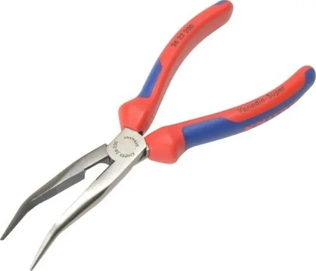 Knipex 2622200 - Μυτοτσίμπιδο Κυρτό Ηλεκτρολόγου Μήκους 200mm