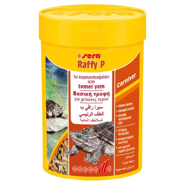 Sera Raffy P Pellet Stick Τροφή Χελώνας σε Κόκκους & Στικς 100ml