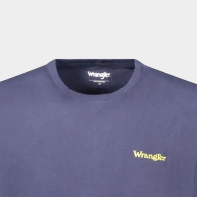 T-Shirt Wrangler 112362369_BLNAVY Μπλε - M 3