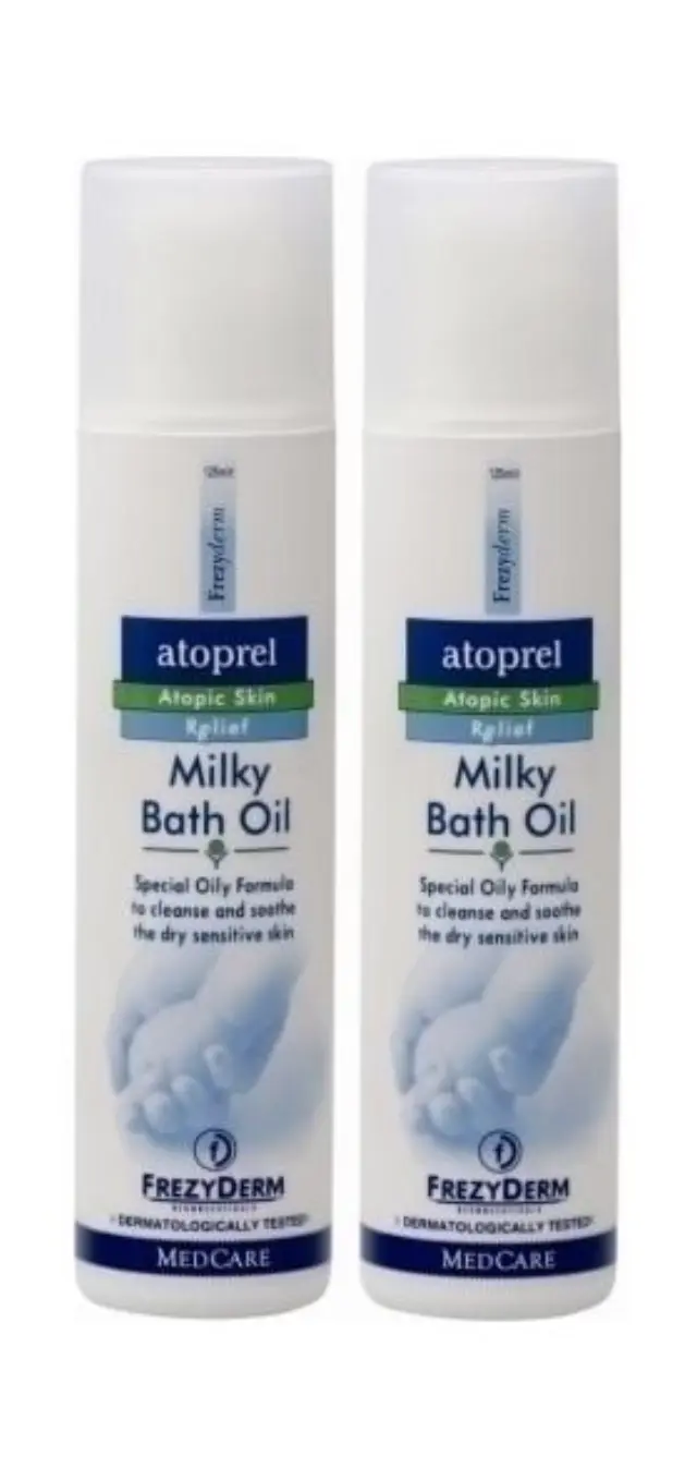 Frezyderm Atoprel Milky Bath Oil 2x125ml