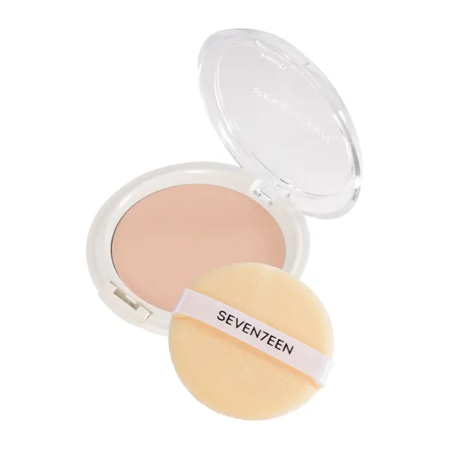 Seventeen Natural Silky Transparent Compact Powder 10gr | 03 Medium Beige