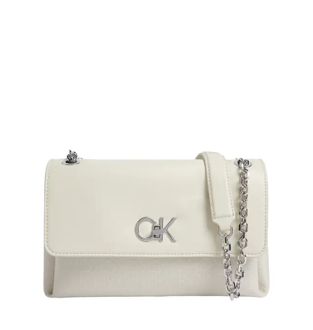 Τσάντα CALVIN KLEIN Re-Lock Convertible 11755 Μπεζ