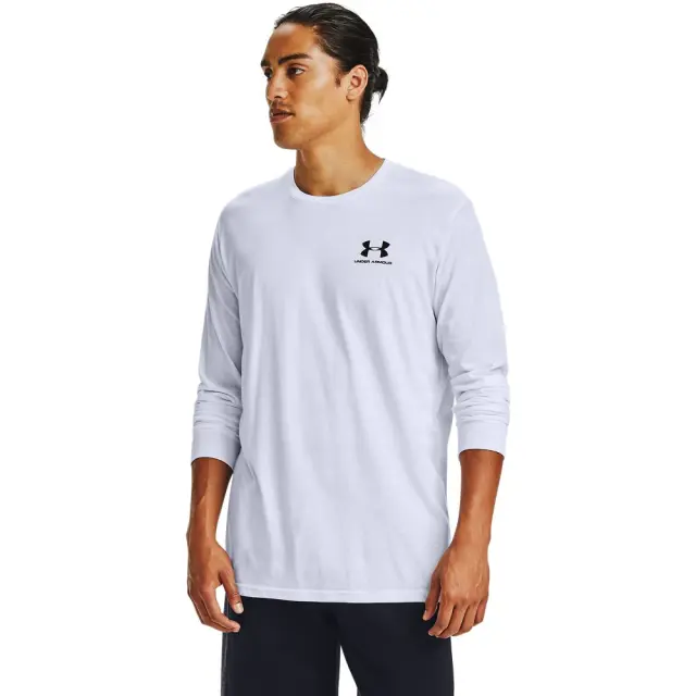 Under Armour Sportstyle Long Sleeve (1329585-100) - Λευκό - XL