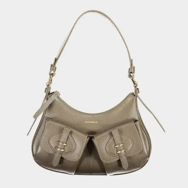 Coccinelle - Γυναικεία τσάντα Mavery Pocket Small E1VGK120201-W25 Καφέ/Γκρι