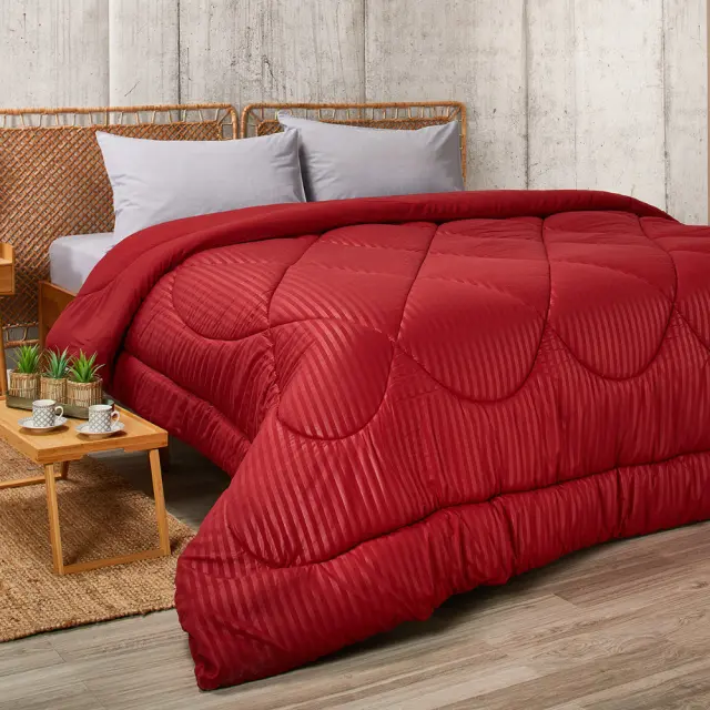 Πάπλωμα 220x240 Υπέρδιπλο Whitegg Παπ100 100% Microfiber- 4 Red