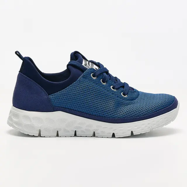 Mephisto Sneakers Γυναικείο ύφασμα Μπλέ NIF/WING DENIM