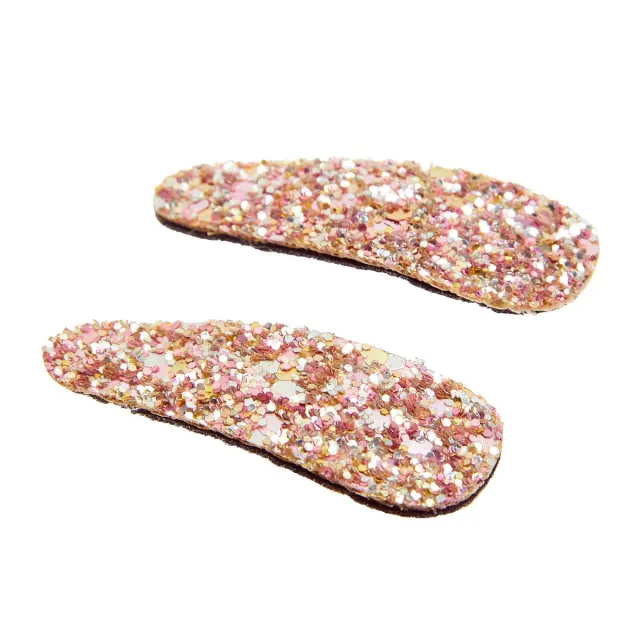 Κλιπ μαλλιών με glitter 2
