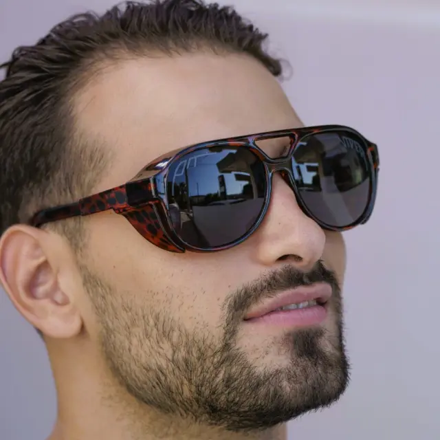 Ghetto Viper Pit G Sport Round Sunglasses Tortoiseshell/Black Color Frame 3