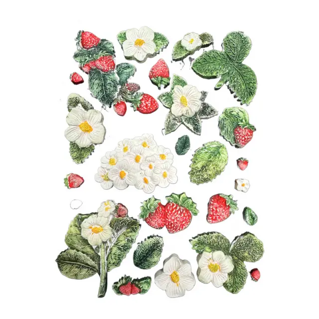Καλούπι σιλικόνης A5, 15×21cm, Stamperia, Hidden Grove, Strawberry 2
