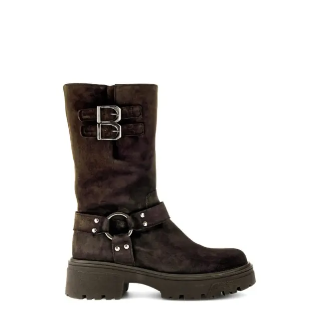 Gabor Μποτάκια Γυναικείο δέρμα Nubuck Καφέ GAB/71762 18-BROWN