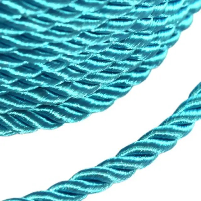 Κορδόνι Twisted Light Blue Ø4mm ~5m