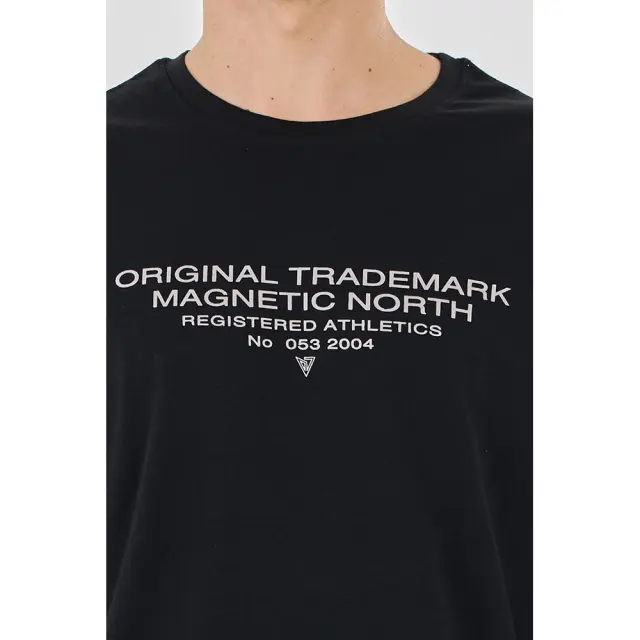 Magnetic North Original Trademark T-Shirt (23009-Black) - Μαύρο - M 2