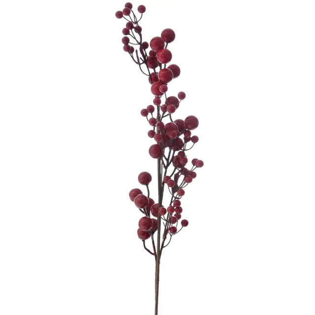 Κλαδί με κόκκινα berries 80cm Iliadis 72503