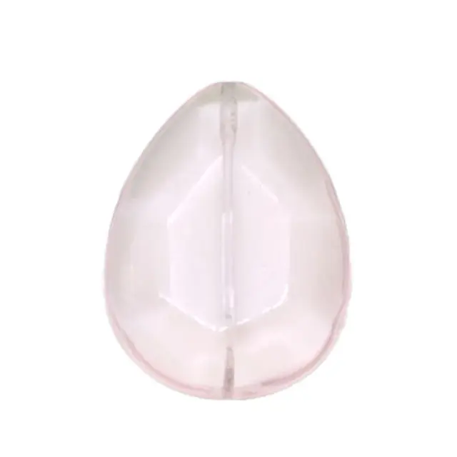 Ορυκτό Γυαλί Light Rose Δάκρυ Πρισματικό 40x30mm - 1τεμ