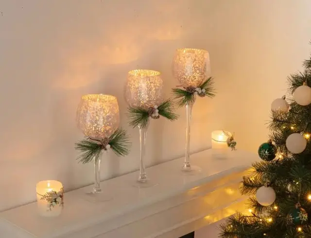 Σετ Διακοσμητικά Κηροπήγια Fééric Lights & Christmas - 3 τεμάχια 199368 3