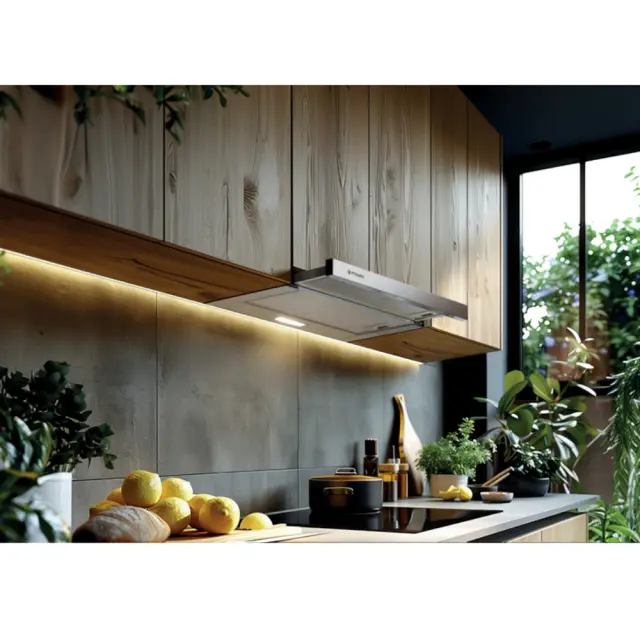 ΑΠΟΡΡΟΦΗΤΗΡΑΣ ΣΥΡΟΜΕΝΟΣ TURBO SLIM PRO PYRAMIS 60CM 174030000 INOX 2