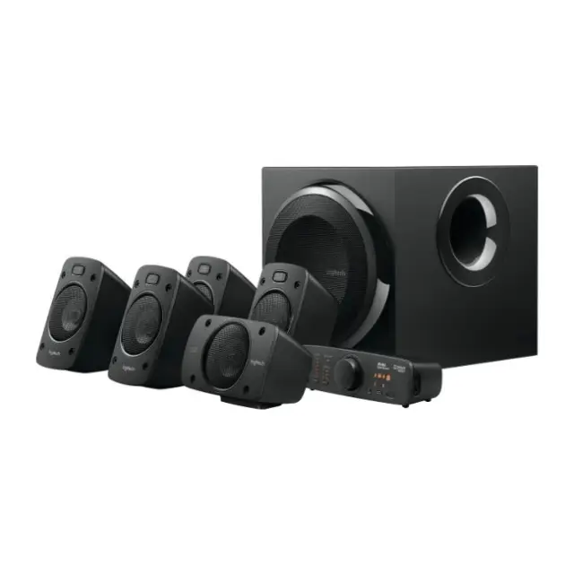 Logitech Z906 Ηχεία Υπολογιστή 5.1 με Ισχύ 500W σε Μαύρο Χρώμα 2