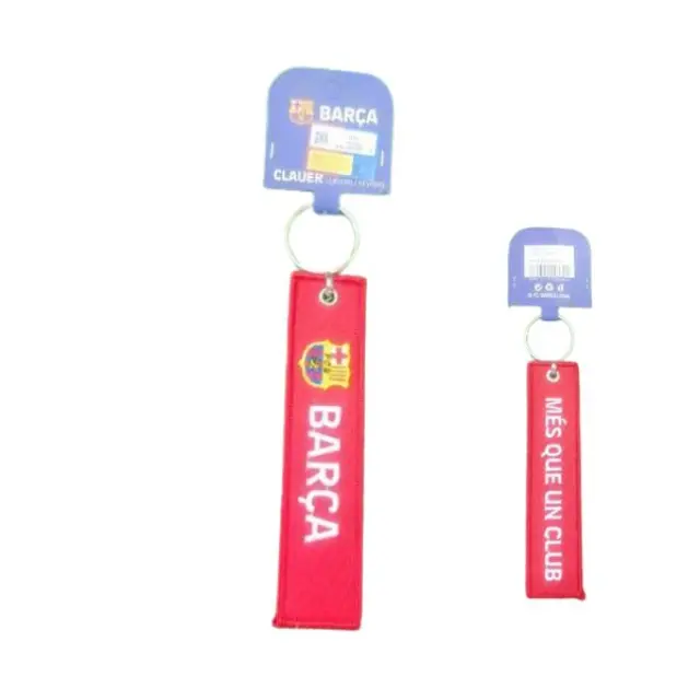 Μπρελόκ υφαντό FC Barcelona Barca red keychain (ean 8434420093700)