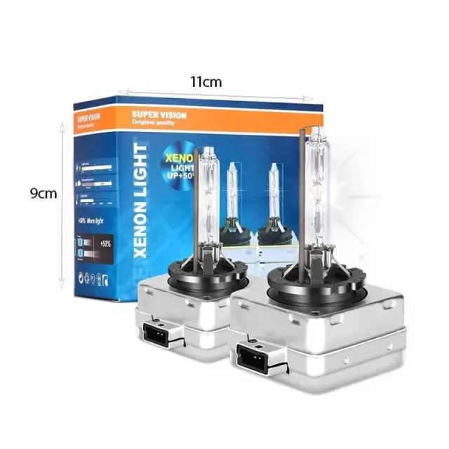 Xenon Λάμπα αυτοκινήτου D3S 6000K 12V 2τμχ - Super Vision xenon light Z696136 2