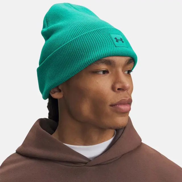 Under Armour Adult Halftime Cuff Beanie Πράσινο 1373155-993 (Under Armour) - One Size 3