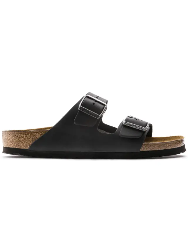 Birkenstock Πέδιλα Unisex δέρμα Μαύρο BIR/ARIZONA 552111 FL/BLACK 2