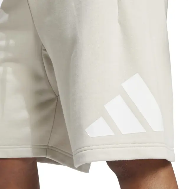 adidas Essentials Big Logo French Terry Short (JE8955-Beige) - Μπέζ 2