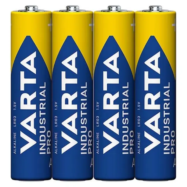 Varta Industrial Pro AAA αλκαλικές μπαταρίες 1.5V 4τμχ
