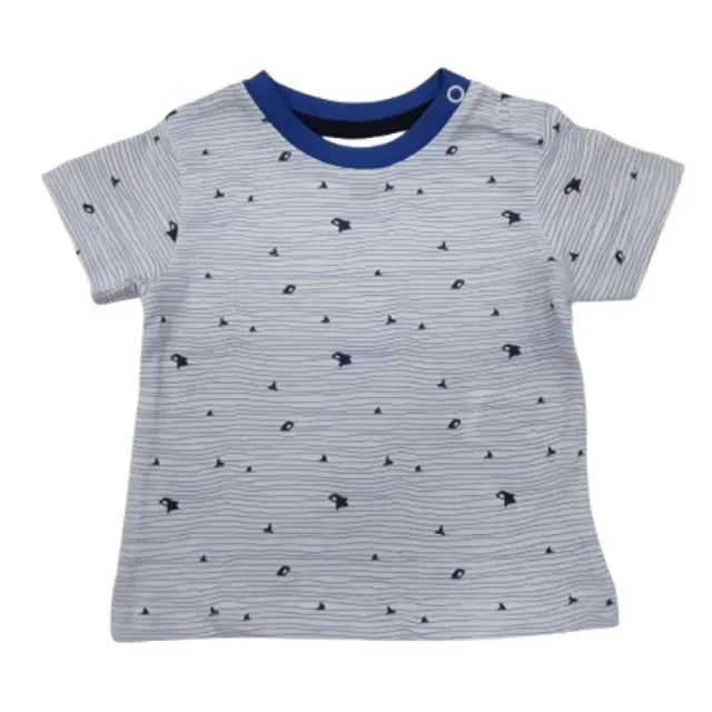 T-shirt Μπλουζάκι Baby Boy Dolphin Venere Grey Blue 8010656 - 12 M (80cm)