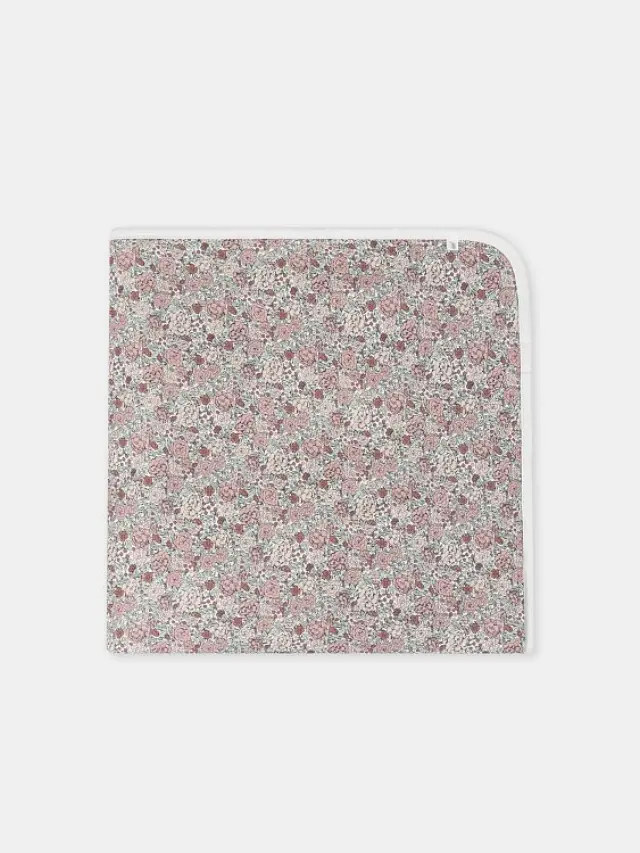 Βρεφική Κουβέρτα για Κορίτσια Floral Garden ΡΟΖ - One Size 3