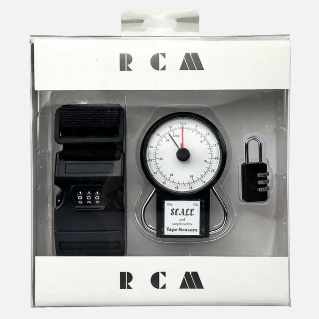 Σετ Αξεσουάρ Βαλίτσας RCM TH1004 Μαύρο - One Size