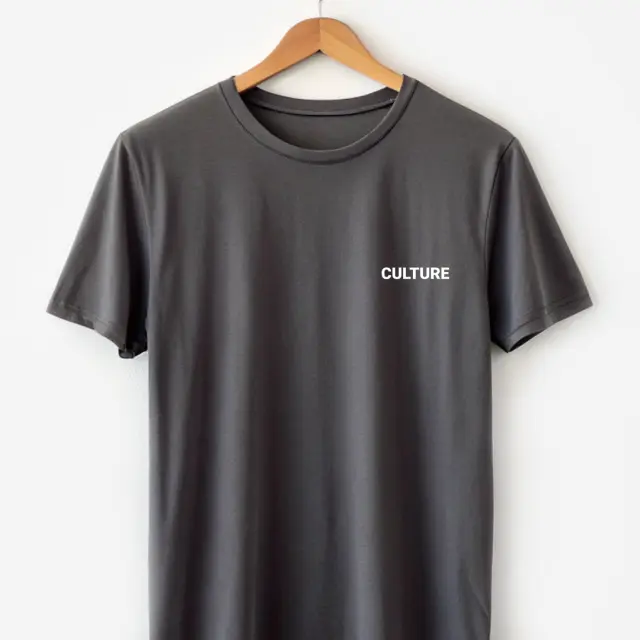 T-shirt Noshame® Ανθρακί με τύπωμα Culture Leaves - 122534 - XXL 2