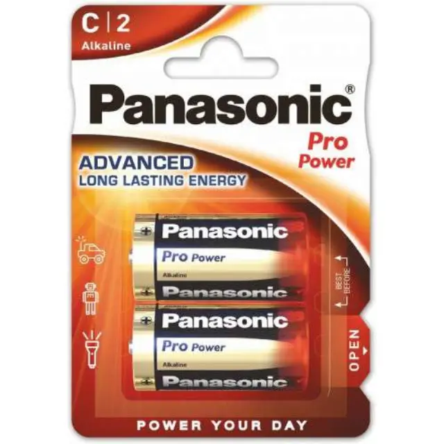 PANASONIC Pro Power αλκαλικές μπαταρίες Pro Power C 2 τμχ (LR14PPG/2BP)