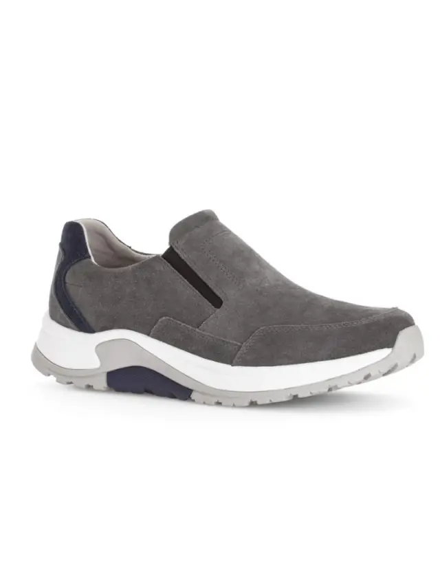 Pius Gabor Μοκασίνια-Loafers Ανδρικό δέρμα Nubuck Μπλέ PGA/800020 06-MARINE 2