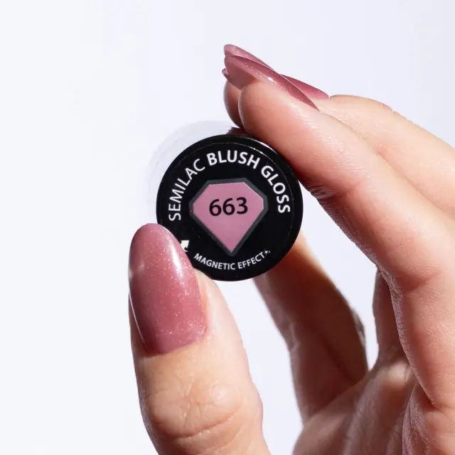 Semilac Ημιμόνιμο Βερνίκι 663 Blush Gloss 7ml 2