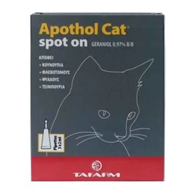 Tafarm Apothol Cat Spot-On (3 αμπούλες)
