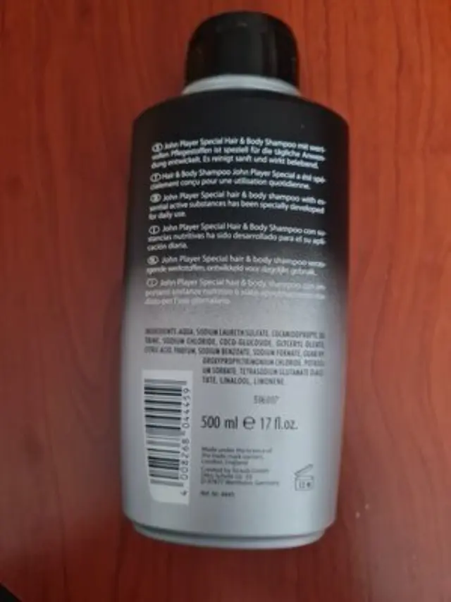 John Player Sport Hair & Body Shampoo 500ml