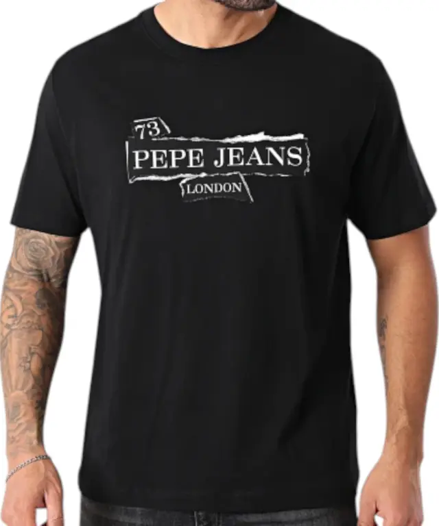 Pepe Jeans - Ανδρικό Κοντομάνικο T-shirt Griffin Tee PM5010175-999 Μαύρο 2