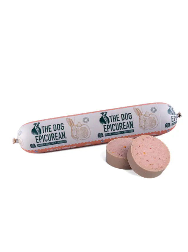 Doca Epicurian Σαλάμι Για Σκύλους Κουνέλι με Κολοκύθα 800gr Μονόχρωμο