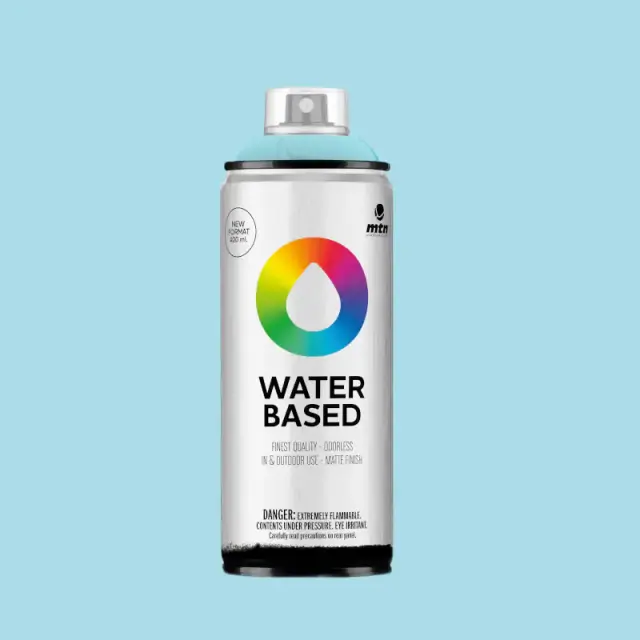 MTN Waterbased Spray Paint 400ml WB4 RV-326 Gumball Blue