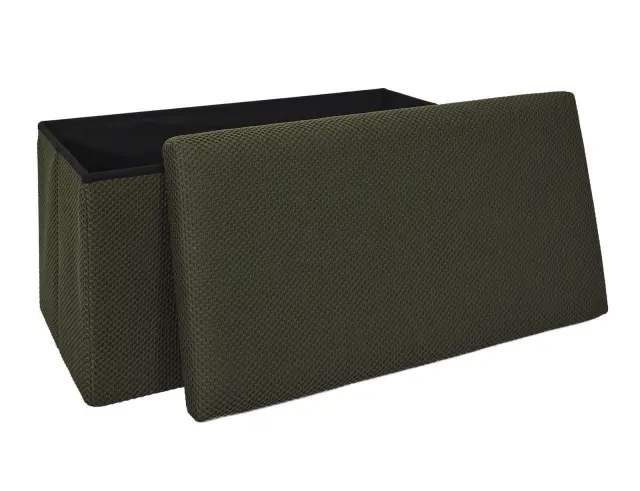 Ταμπουρέ Atom Home Deco Factory με αποθηκευτικό χώρο και διαστάσεις 76x38x38cm - Khaki HD0470 3