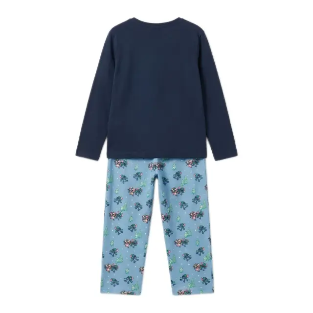 Admas Παιδική Πυτζάμα Κορίτσι Disney Winter With Stitch, Χρώμα Σκούρο Μπλε 2
