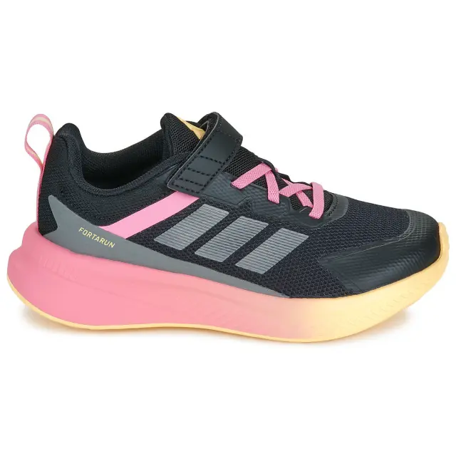 adidasFortarun 4.0 Αθλητικά Παιδικά Παπούτσια Running με Σκρατς Μαύρα - 31