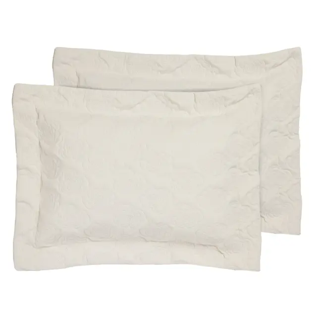 Ζεύγος Μαξιλαροθήκες 50x70+8 Happy Das Home 0288 White 100% Microfiber