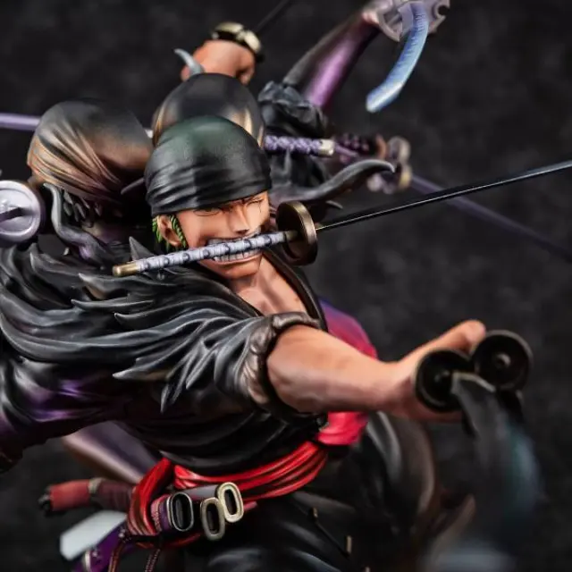 One Piece - Zoro vs Demon Spirit Kyuutouryuu Asura - Statue 17cm 3