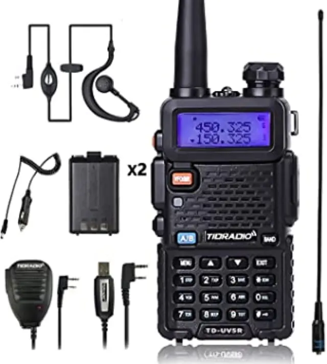 Ασύρματος πομποδέκτης Baofeng UV-5R Vhf-Uhf dual band 5 Watt 2
