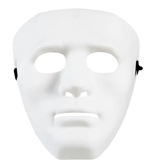 Αποκριάτικο Αξεσουάρ Μάσκα Anonymous White (Widmann) (W-00851)