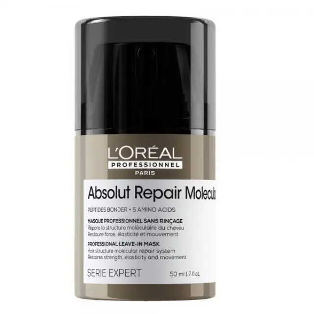L'Oréal Professionnel Absolut Repair Molecular Μάσκα Μαλλιών για Επανόρθωση 50ml