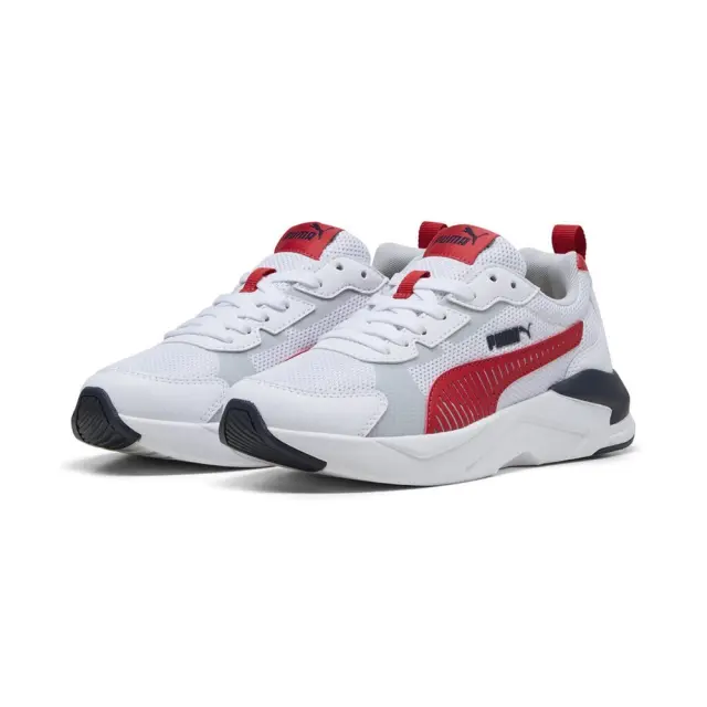 Puma X-Ray 3 LT Jr (401493-01) - Λευκό-Κόκκινο 3